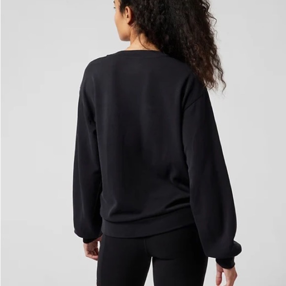 Athleta Seasoft V-Neck Sweatshirt Size Xsmall - Picture 2 of 7